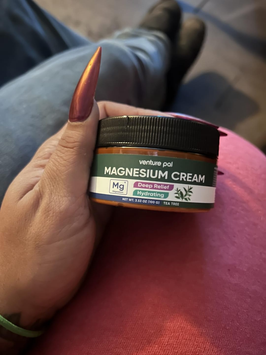 Customer photo review of Topical Magnesium Cream