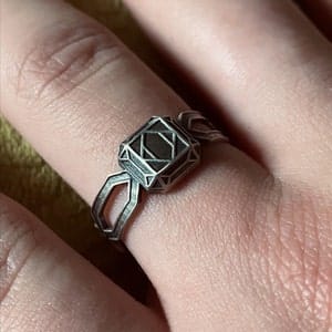 Customer photo review of Geometric Ring