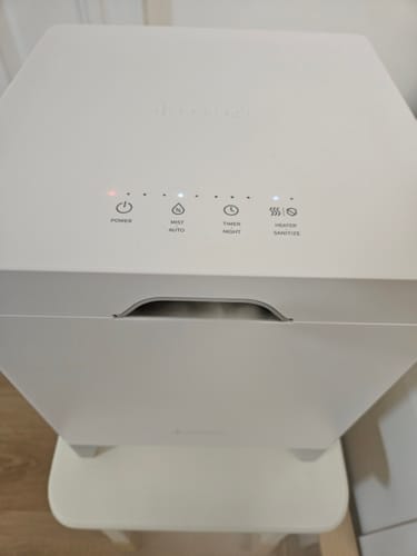 Customer photo review of Carepod Cube Plus X50V - Sanitizing Warm + Cool Mist Stainless Steel Humidifier  CA