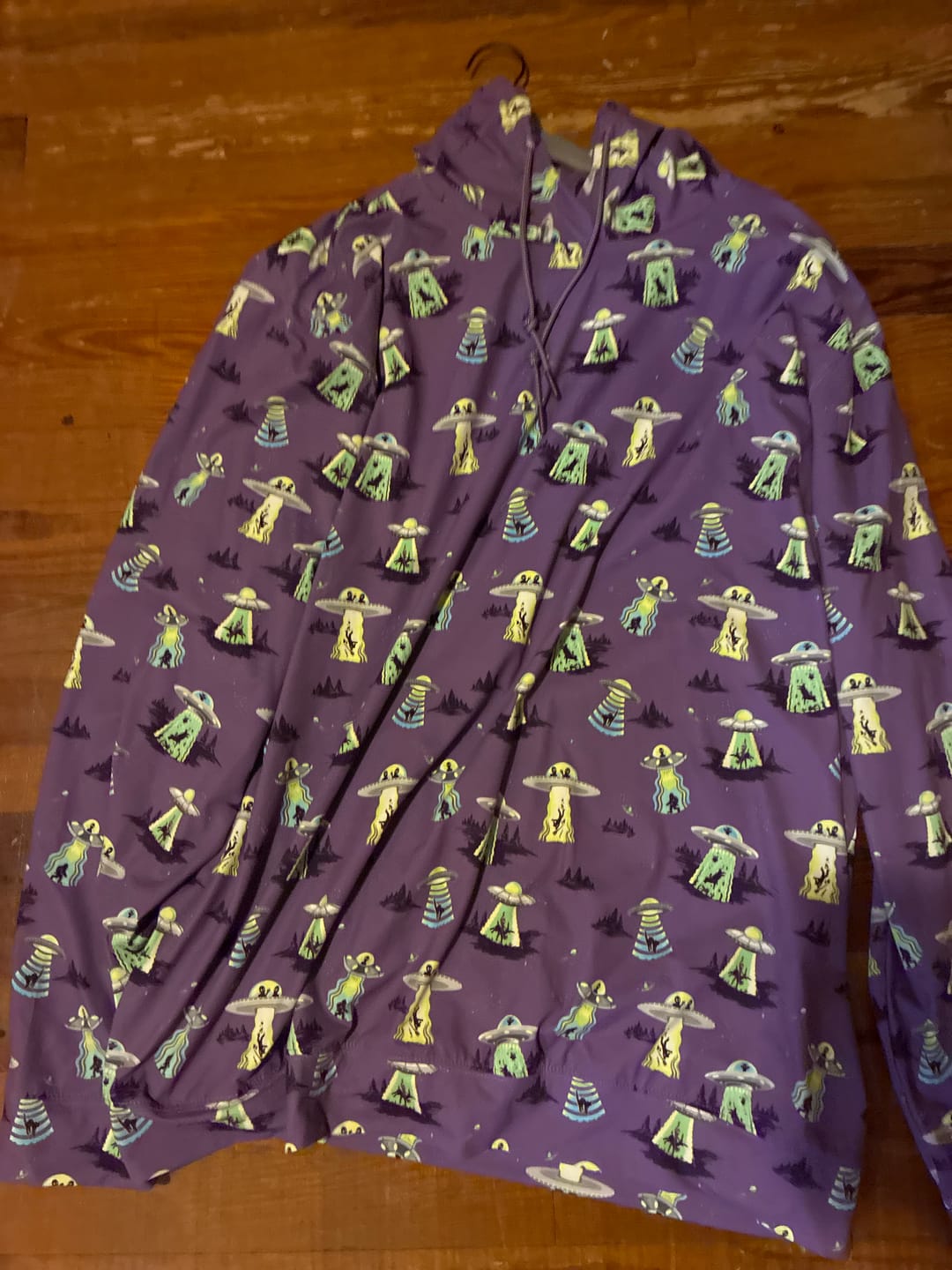 Customer photo review of Scream Me Up! – Performance Hoodie