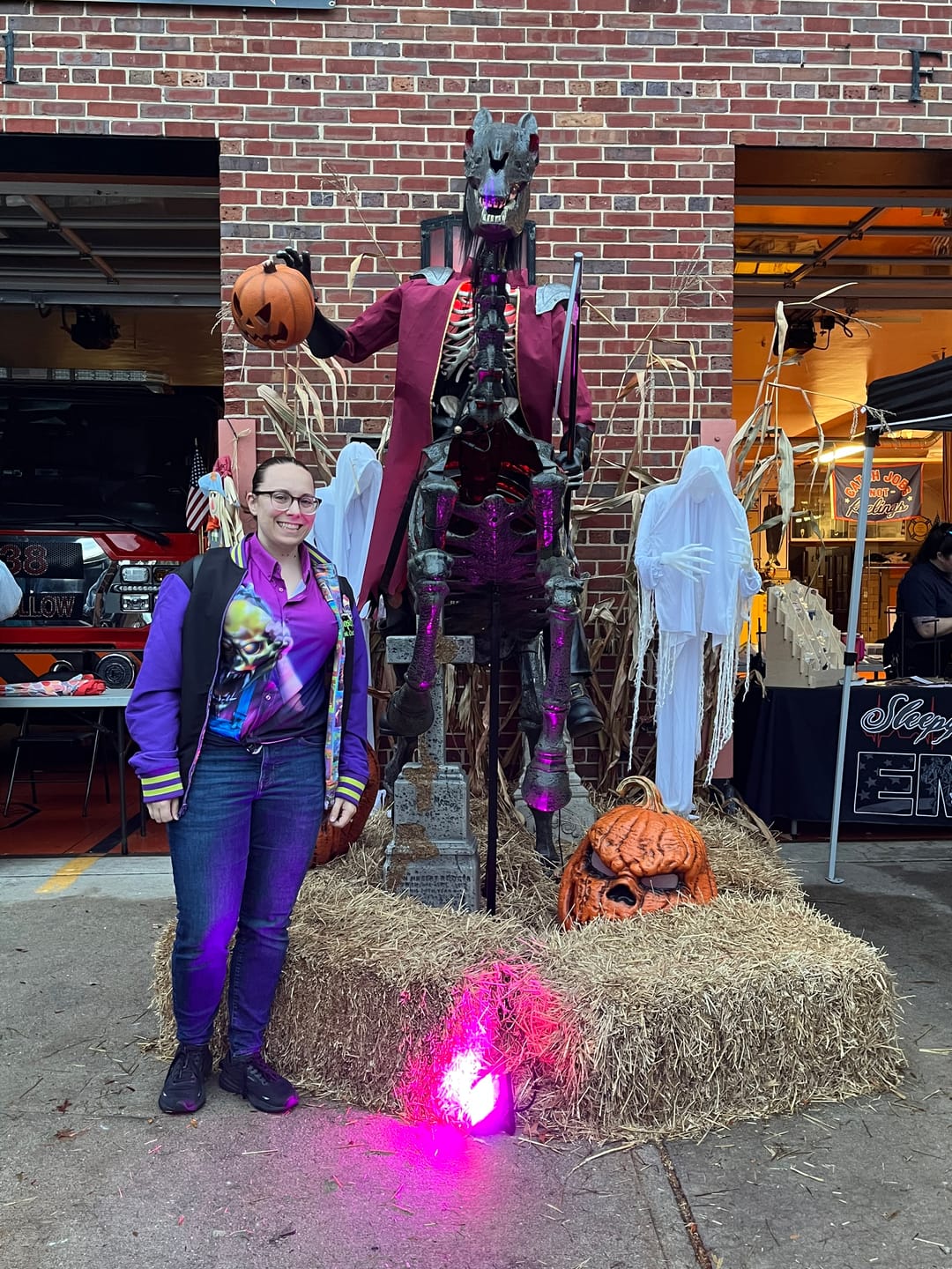 Customer photo review of Goosebumps "Reader Beware…" – Reversible Bomber Jacket