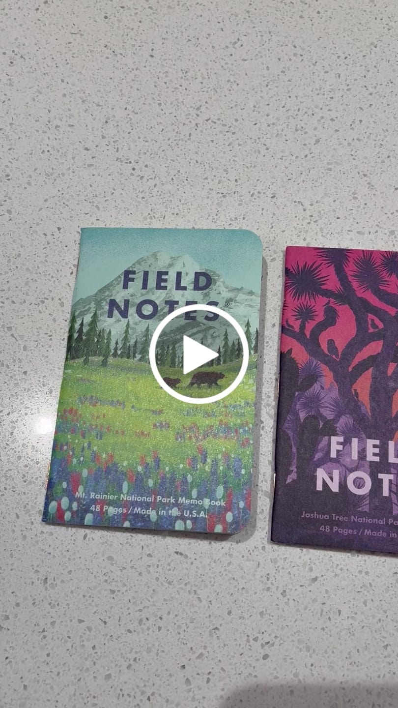 Customer video review of Field Notes National Parks Memo, Series B (3-pakk)
