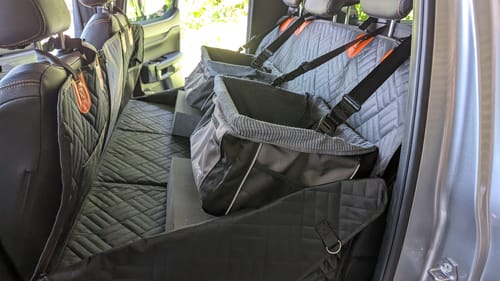 Customer photo review of PupQuest™ - Dog Seat Cover 60% OFF + FREE Dog Buckle