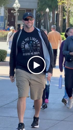 Customer photo review of Give Me Liberty - Next Level T-Shirt