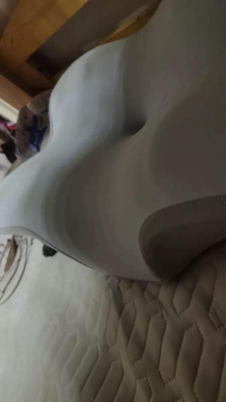 Customer photo review of PillowPlush Memory Foam Pillow