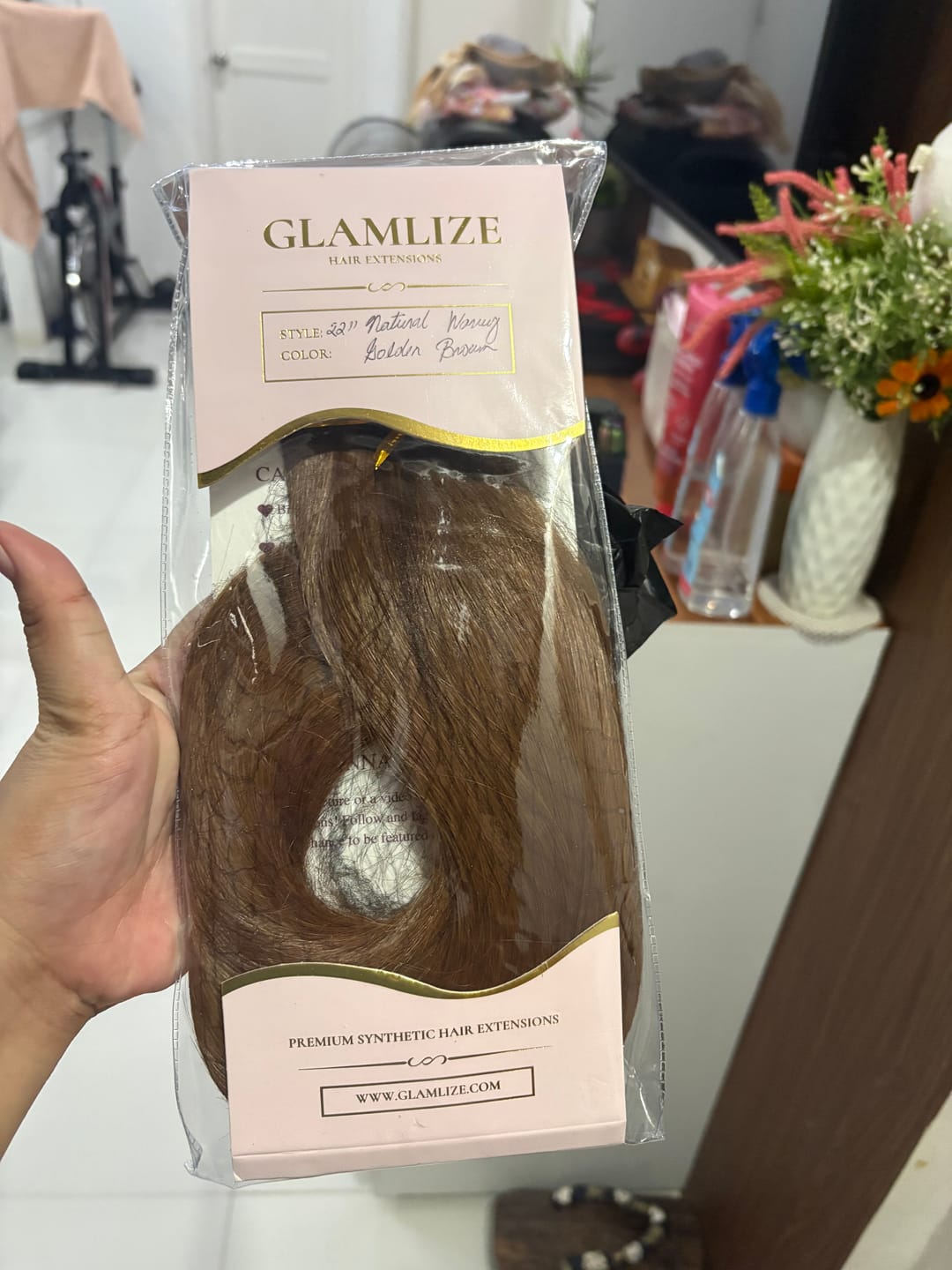 Customer photo review of 22" Natural Wavy