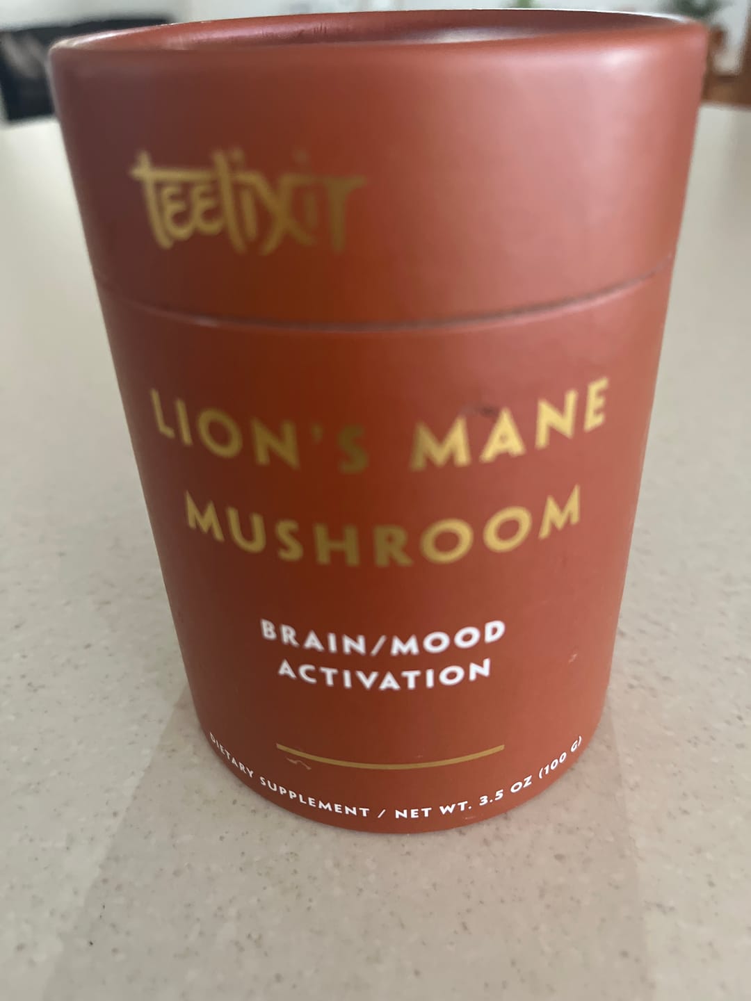 Customer photo review of Teelixir Organic Lion's Mane Mushroom (10:1)