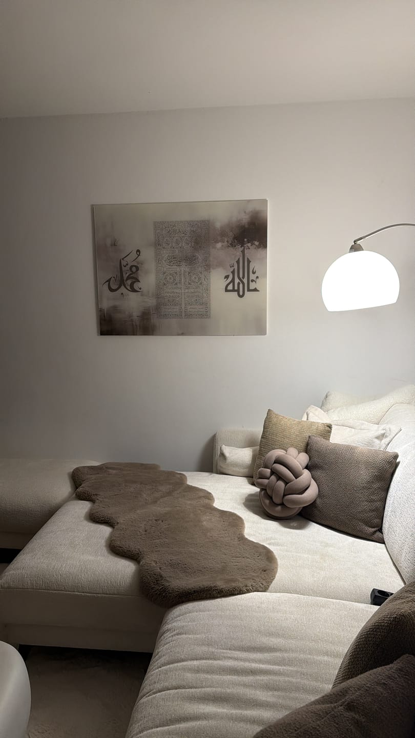 Customer photo review of 3in1 Braun/Golden Kaaba Set - Leinwand/Acrylglas