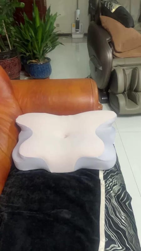Customer photo review of PillowPlush Memory Foam Pillow