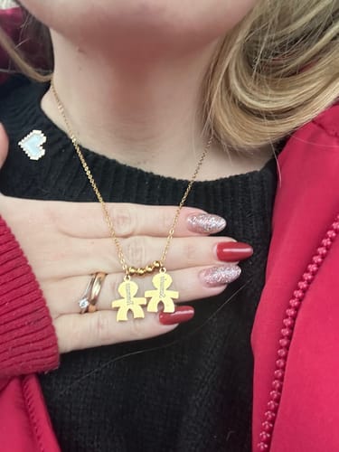 Customer photo review of Collana con bambini - I Miei Tesori