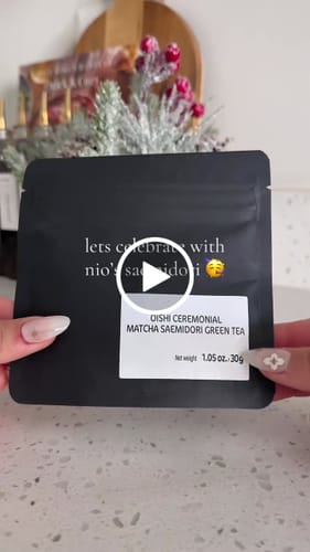 Customer video review of Oishi Ceremonial Matcha Saemidori