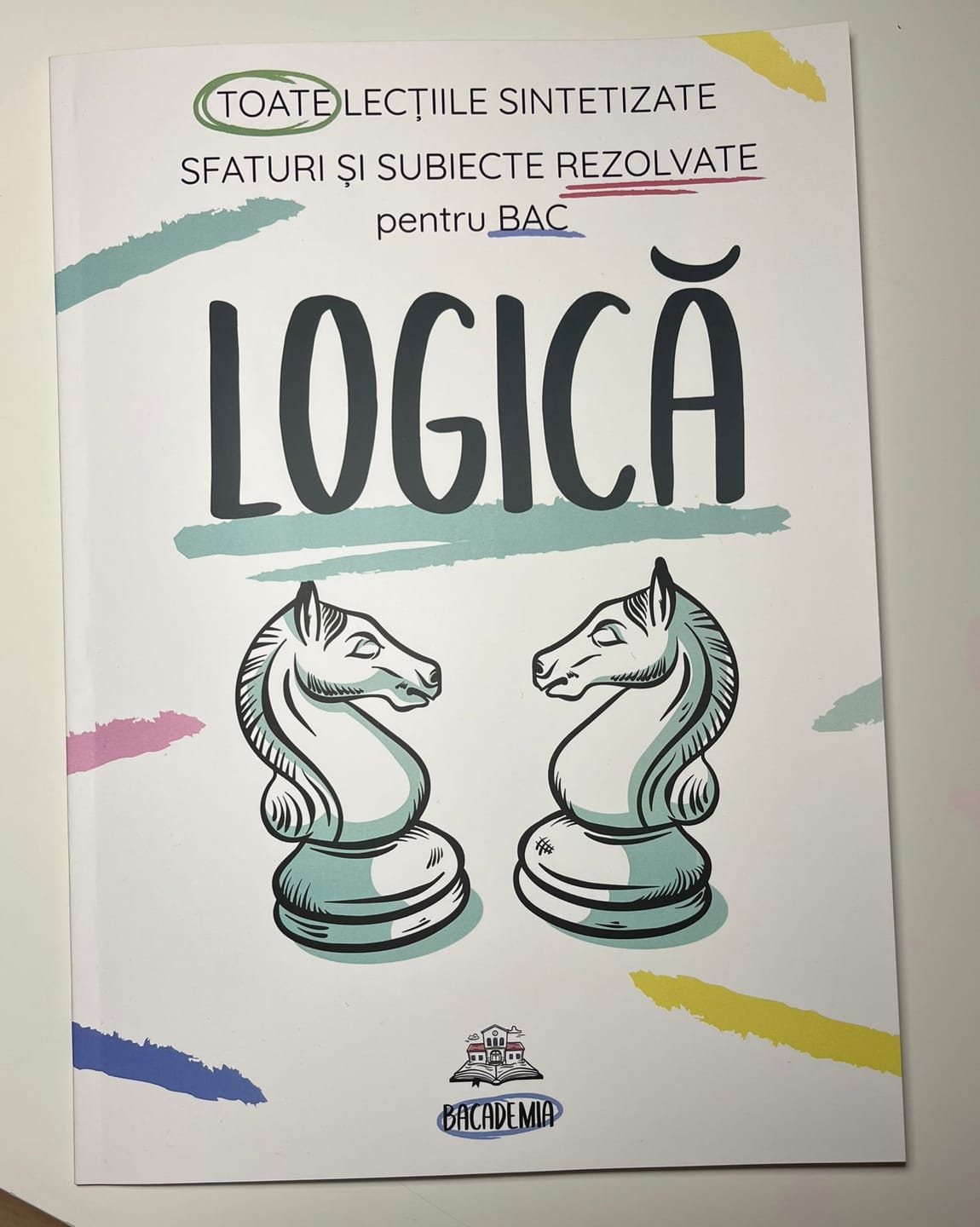 Customer photo review of Carte Logică Bacalaureat Bacademia