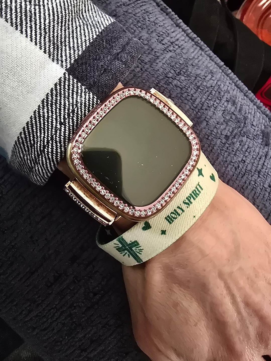 Customer photo review of Daily Bible Verse Wristband