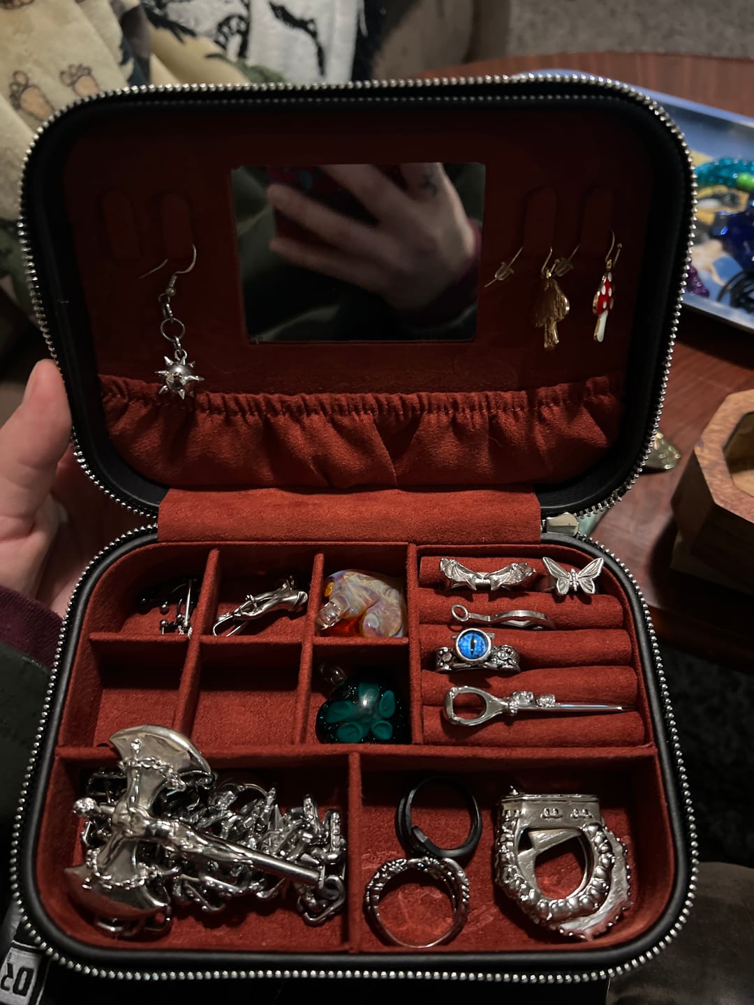 Customer photo review of DYT TRAVEL JEWELRY CASE