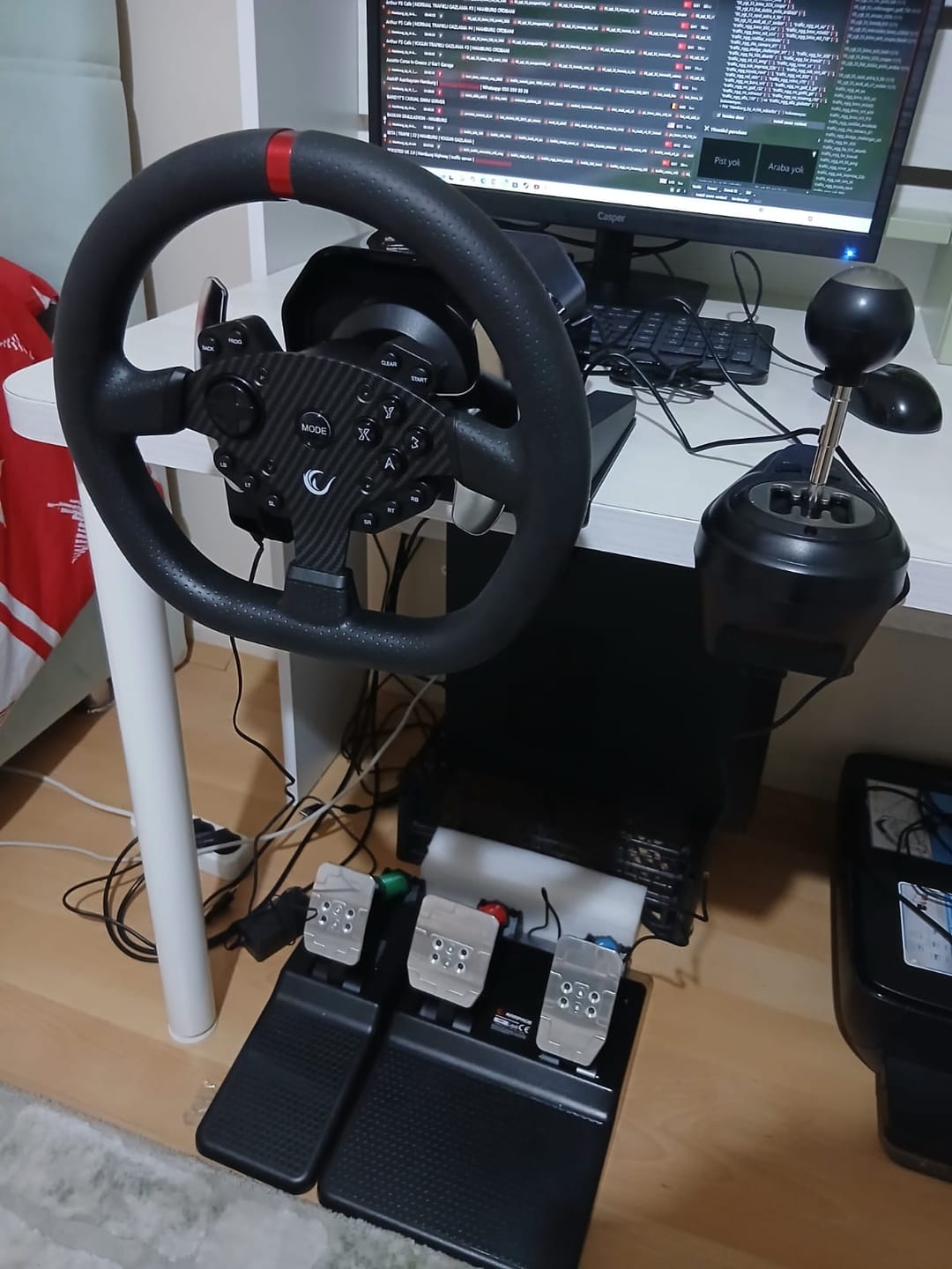 Customer photo review of Rowdy V997 Only PC-3 Pedallı Vitesli Force Feedback Oyuncu Direksiyonu