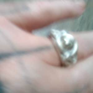 Customer photo review of Snake Skull Ring