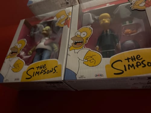 Customer photo review of Wave 6 Full Set - The Simpsons 5" Action Figures by Jakks Pacific