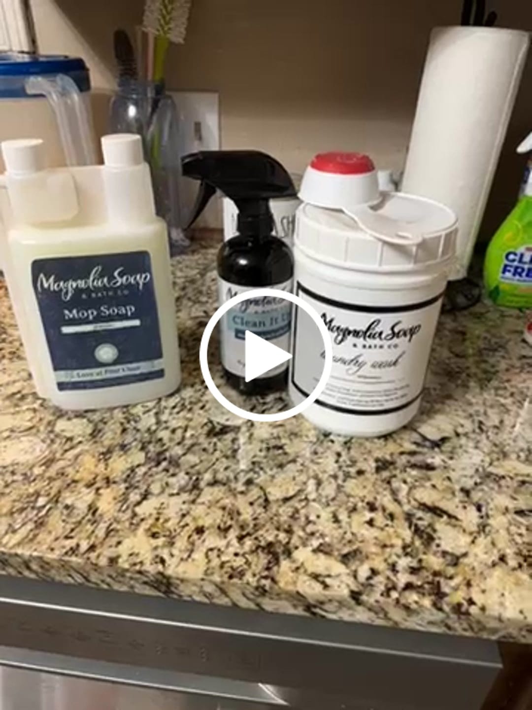 Customer video review of Clean It Up Spray