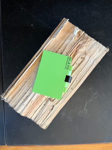 Customer photo review of The Quarto | Clip on Notepad