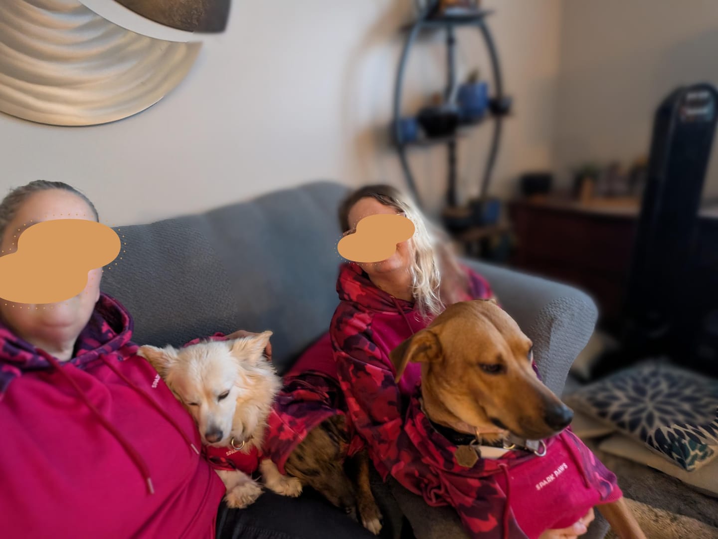 Customer photo review of Fuchsia Camo Human Hoodie