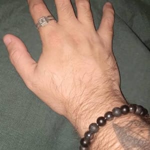 Customer photo review of Geometric Ring