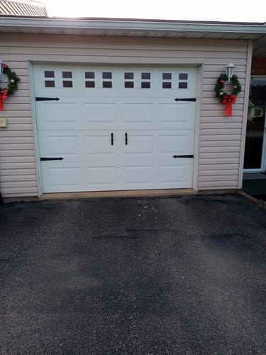 Customer photo review of Complete Garage Accent Set Hinges, Handles & Windows (22-PCS)