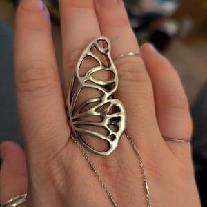 Customer photo review of Butterfly Wing Ring