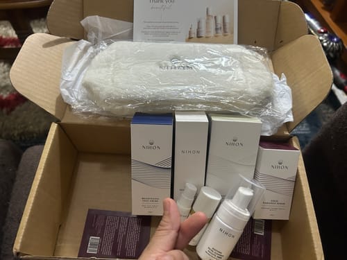 Customer photo review of Gold Radiance Serum