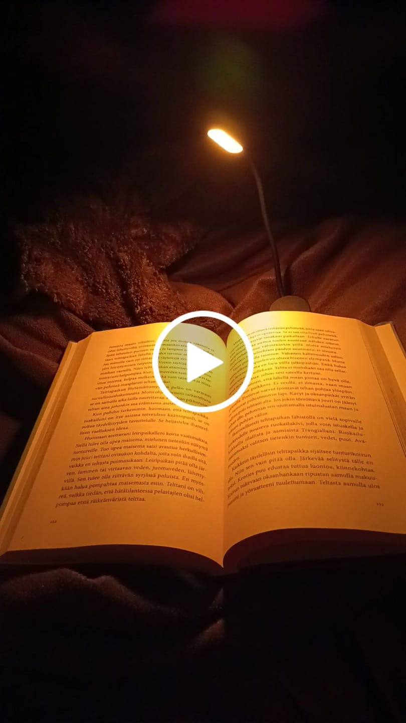 Customer video review of HOHDE lukuvalo