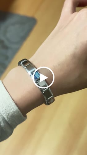 Customer video review of Pulsera Italiana Clásica para Charms