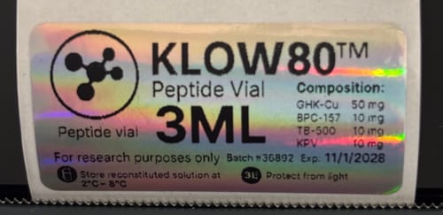 Customer photo review of Thermal Transfer Label Printer Labels for M2, M3