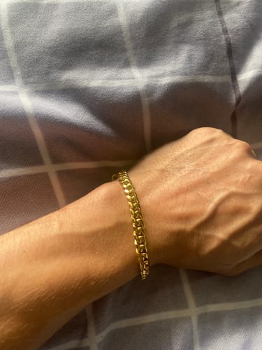 Customer photo review of Cuban Chain (Gold) 8mm Set