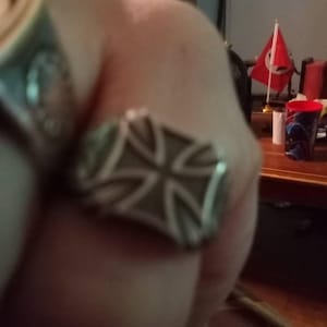 Customer photo review of Iron Cross Ring