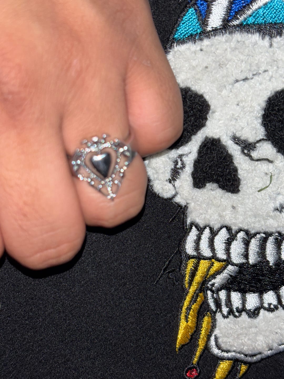 Customer photo review of ANTIQUE HEART RING
