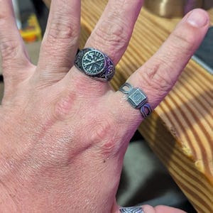 Customer photo review of Geometric Ring