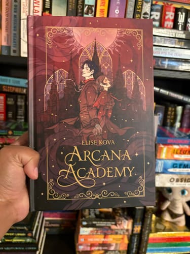 Customer photo review of [IMPERFECT] Arcana Academy by Elise Kova - SE hardcover