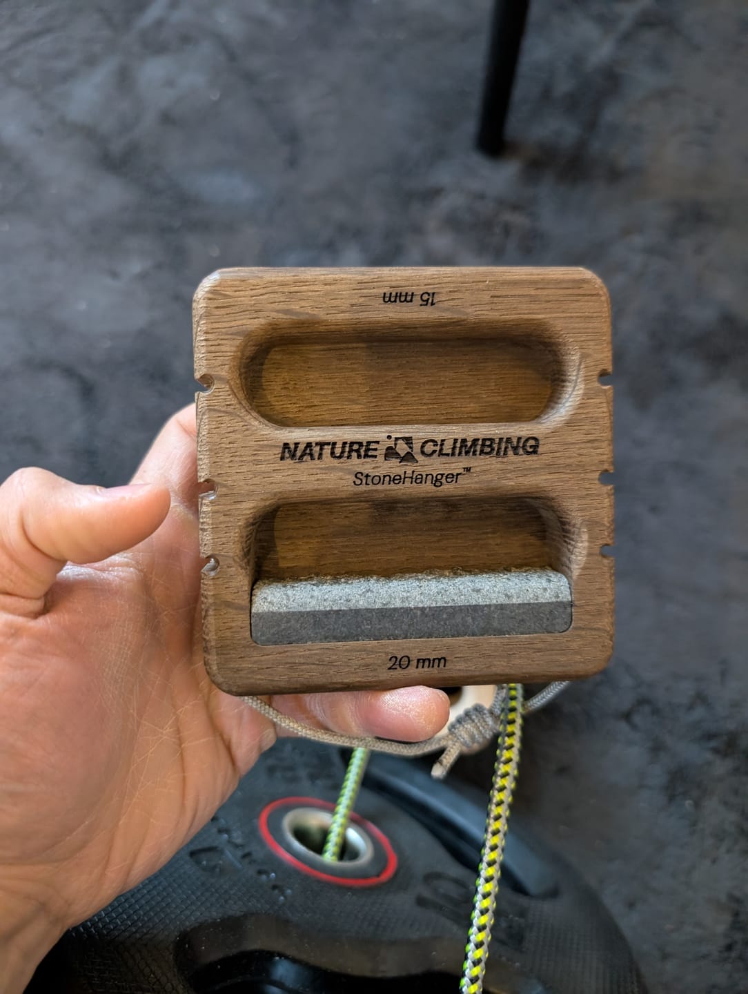 Customer photo review of Stone Hanger Black Edition