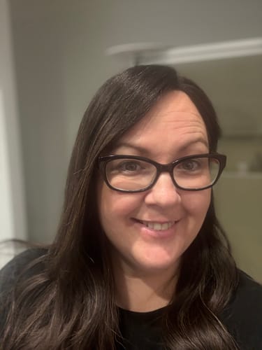 Customer photo review of Dark Roast // Illusion Lace Topper