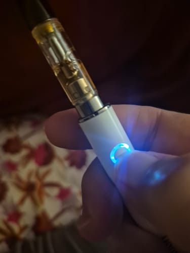 Customer photo review of 3pc Flavor Pack of 1 Gram THCA Blend Vape Cartridge