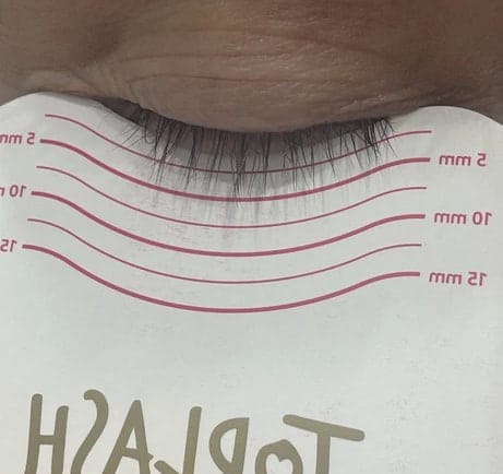 Customer photo review of Toplash eyelash and eyebrow growth serum — 3ml