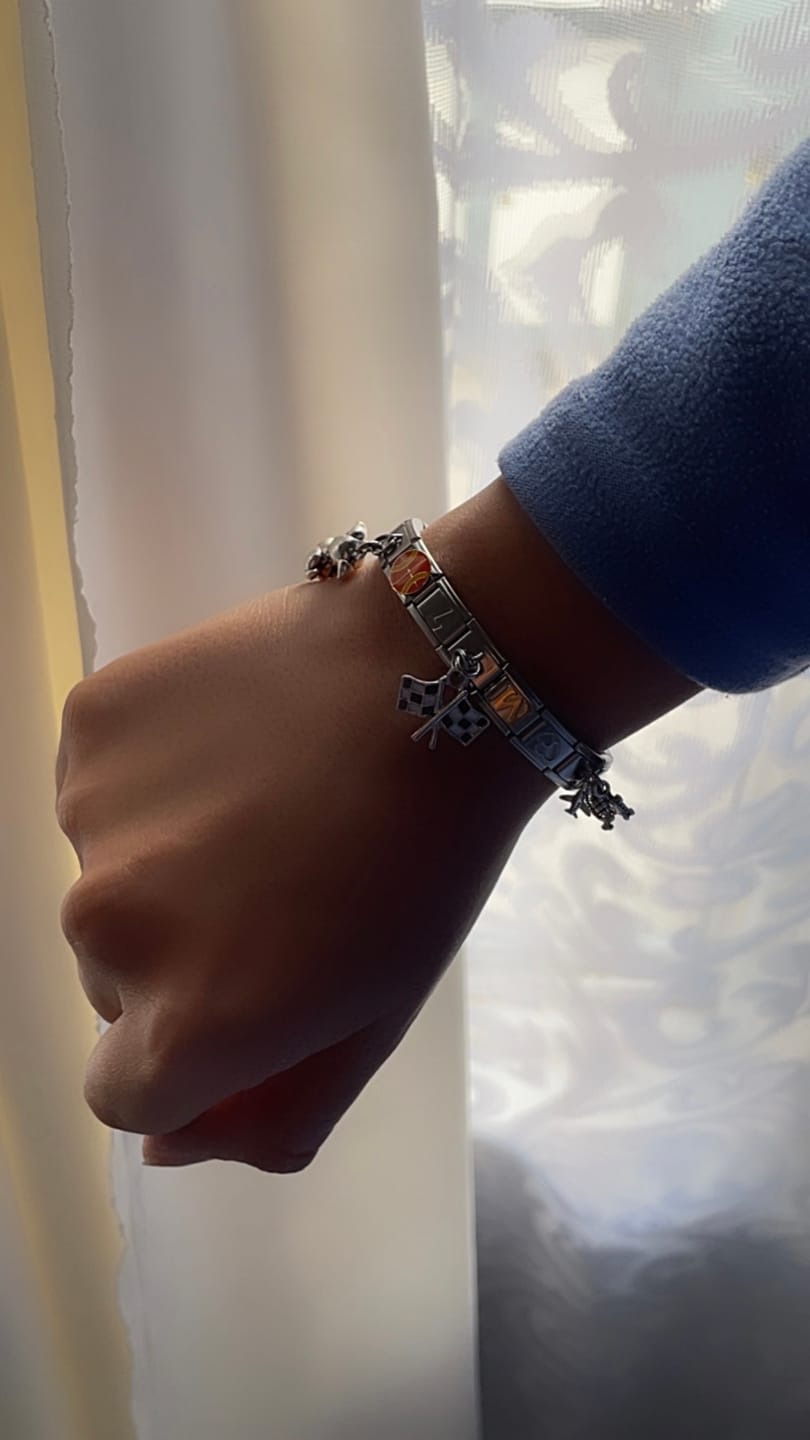 Customer photo review of Charm Colgante viaje avion