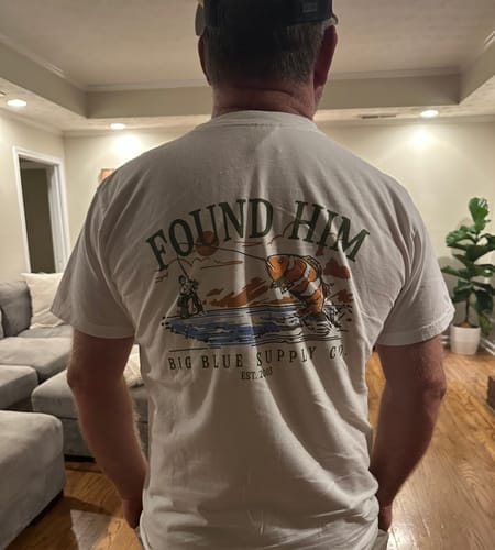 Customer photo review of Found Him (Nemo) - 100% Cotton