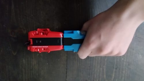 Customer photo review of Takara Tomy Beyblade X BX-42 Rubber Custom Grip Blue Ver