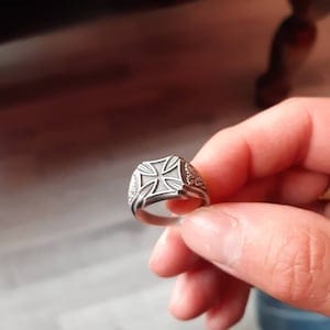 Customer photo review of Iron Cross Ring