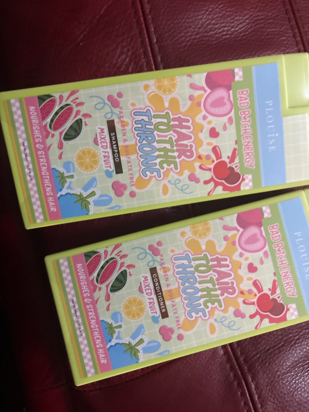 Customer photo review of Hair To The Throne Shampoo