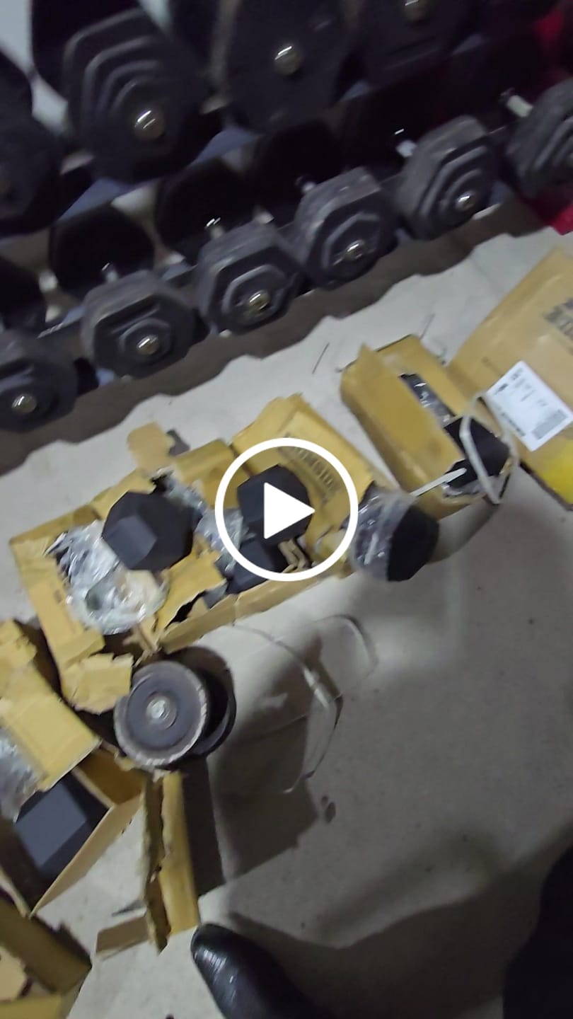 Customer video review of Mancuerna Hexagonal (5 a 100 lb) IRONSIDE
