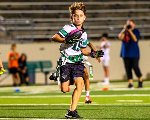 Customer photo review of Always Open Football Gloves - VPS5 by Phenom Elite