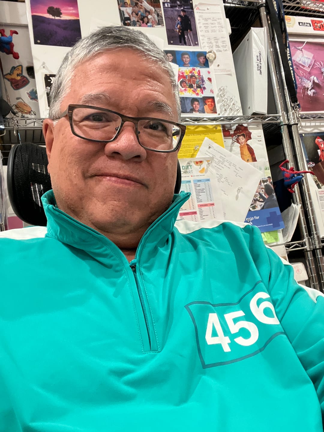 Customer photo review of Squid Game "456" – Quarter Zip