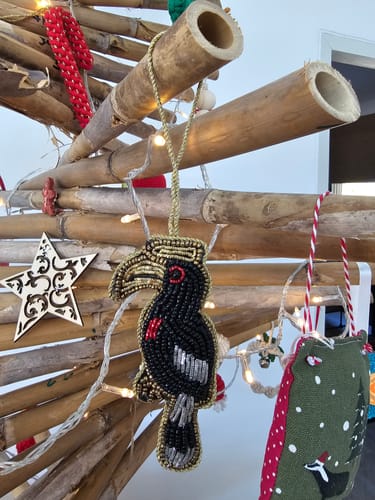 Customer photo review of Tropical Beaded Ornaments