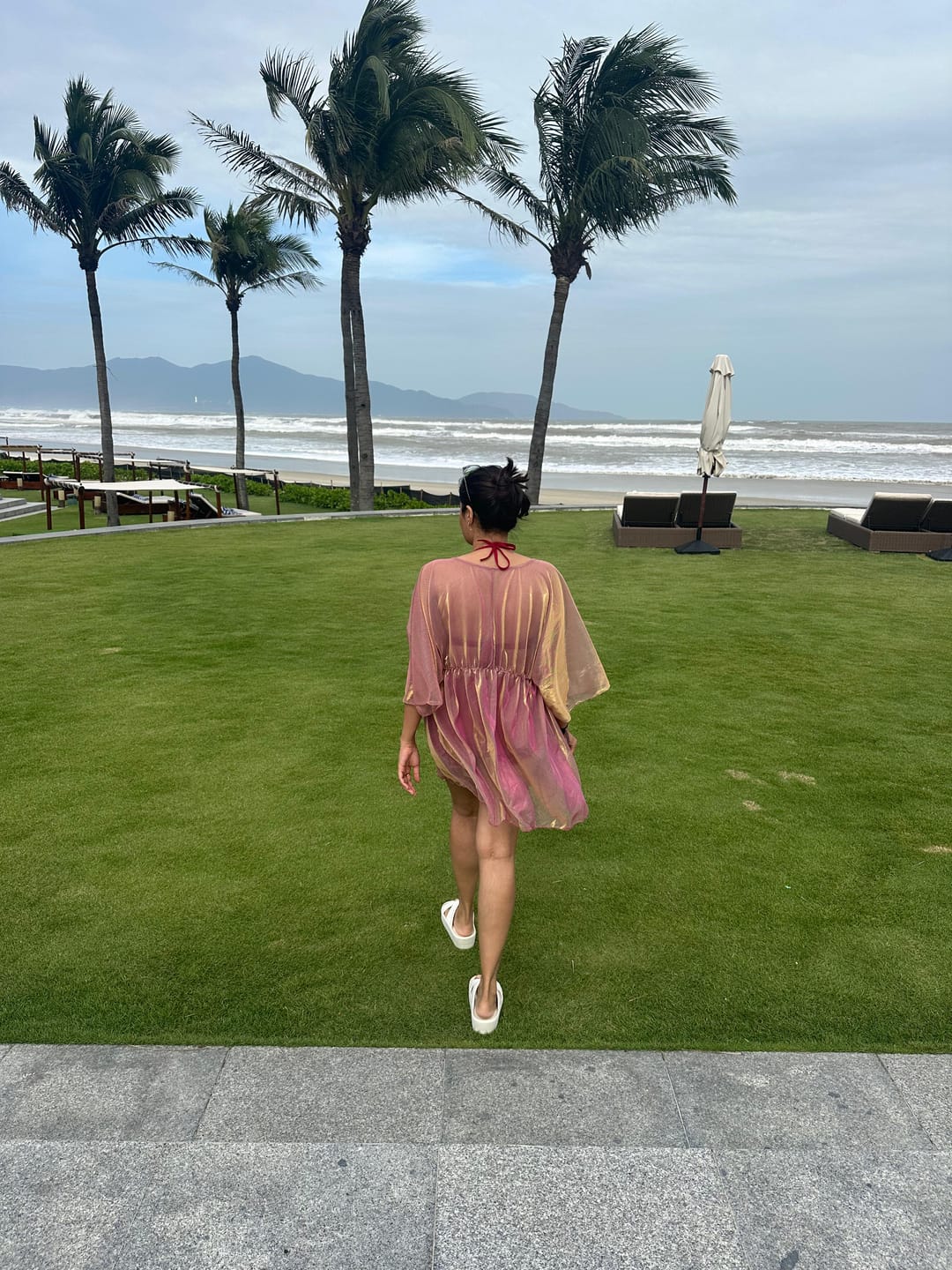 Customer photo review of Cilia 3 Piece Swimsuit In Maroon